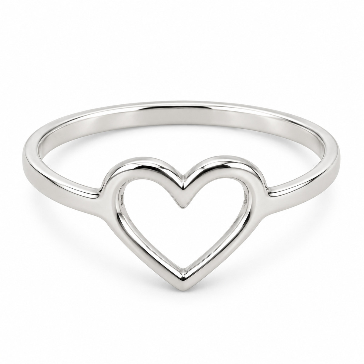 Anillo con corazón: vista principal