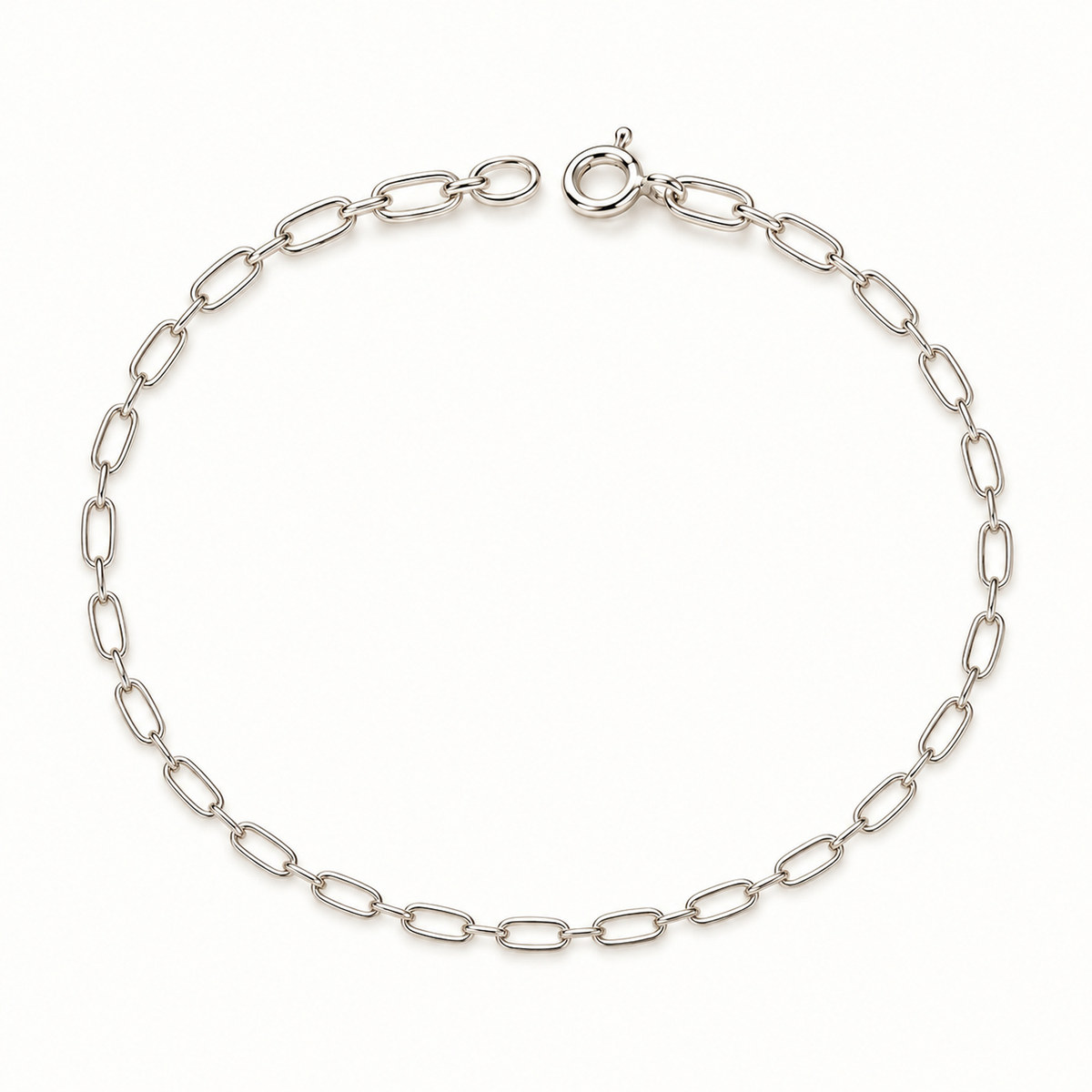 Pulsera de eslabones rectangulares: vista principal
